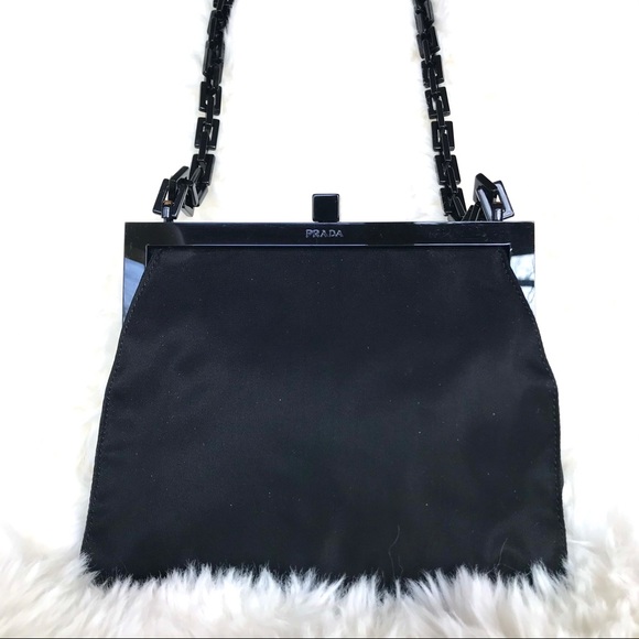 PRADA Vintage Chain Link Shoulder Bag - Picture 3 of 11